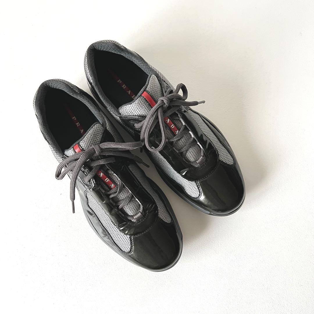 【名作・美品】00s Prada America’s capスニーカー プラダ