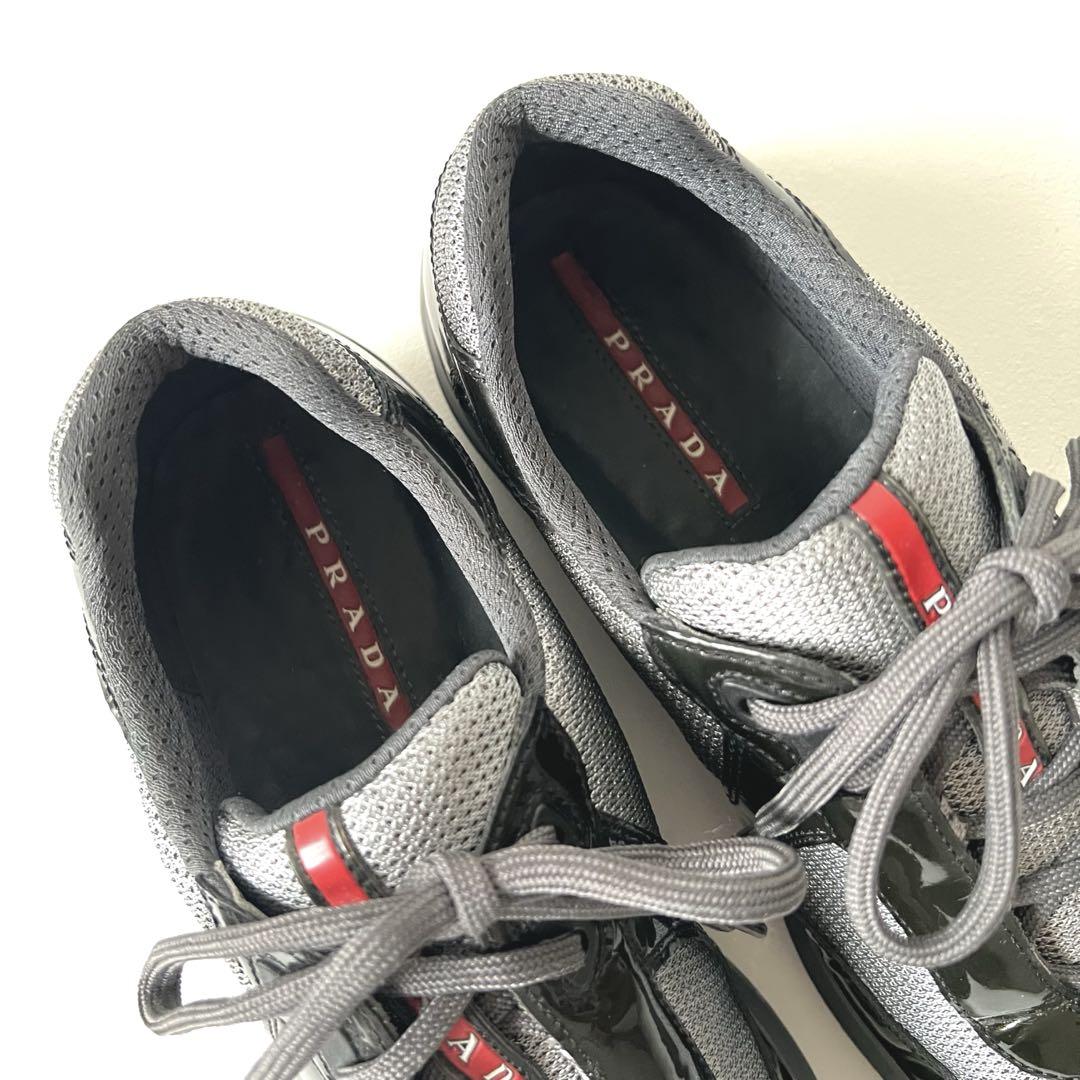 【名作・美品】00s Prada America’s capスニーカー プラダ