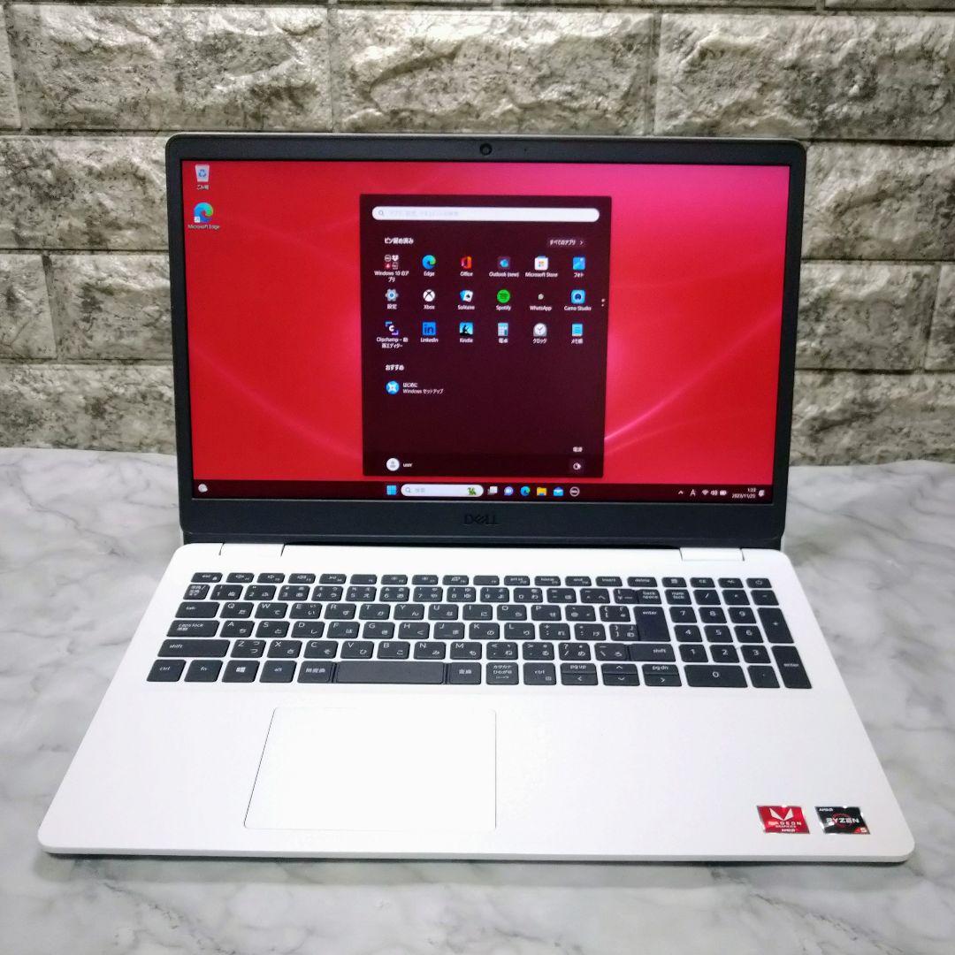 美品 Dell inspiron 3505 Ryzen5 高速SSD 値引不可