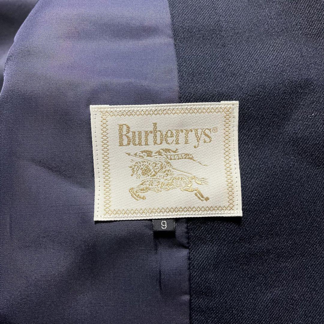 【美品】Burberry☆ウールジャケット☆紺ブレ☆カシミヤ100%☆ダブル☆