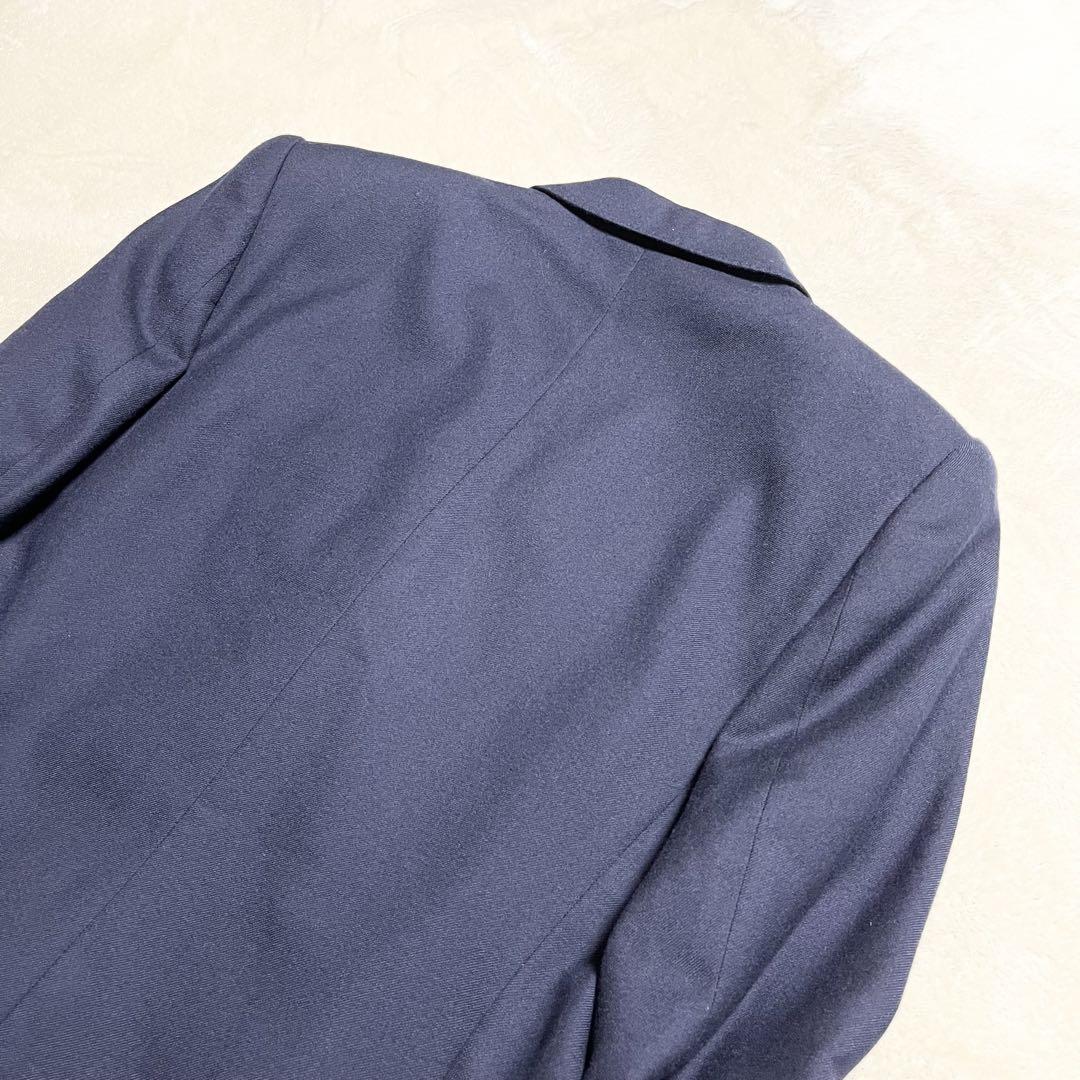 【美品】Burberry☆ウールジャケット☆紺ブレ☆カシミヤ100%☆ダブル☆