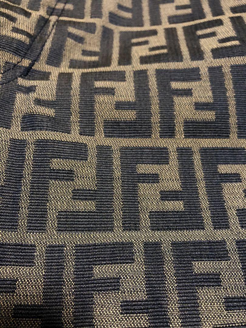 Vintage FENDI Zucca Pants Denim 27