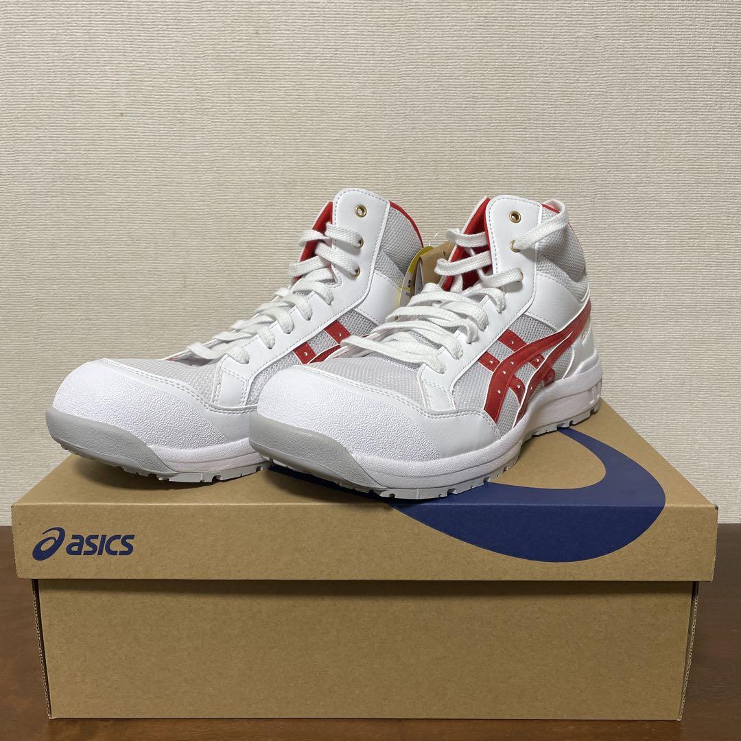 新品/asics WINJOB CP218 26cm ホワイト/レッド