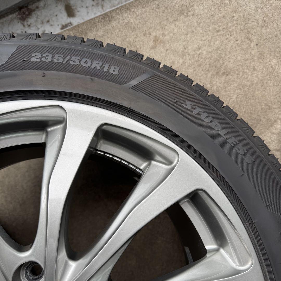 BS BLIZZAK VRX3 235/50R18 スタッドレス4本ホイール付き