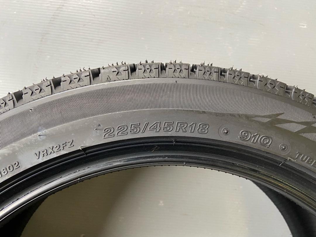 225/45R18 ブリザック VRX2 スタッドレスタイヤ 新品 本州送料無料