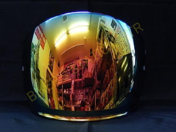 送料無料！　SHOEI　純正　CJ-2　スモークファイアーオレンジミラーシールド