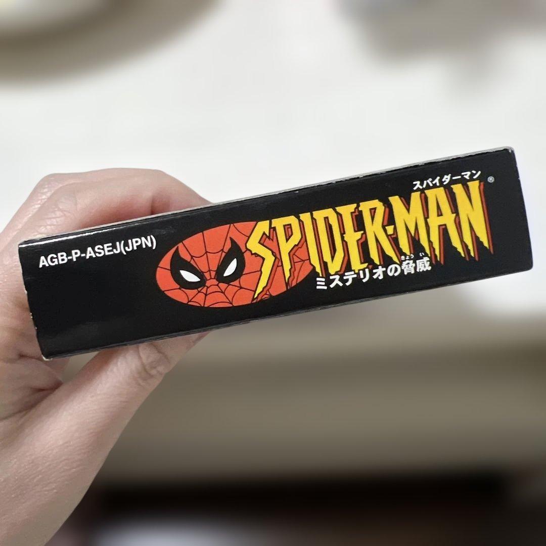 スパイダーマンミステリオの脅威 ゲームボーイアドバンス目立った傷や汚れなし