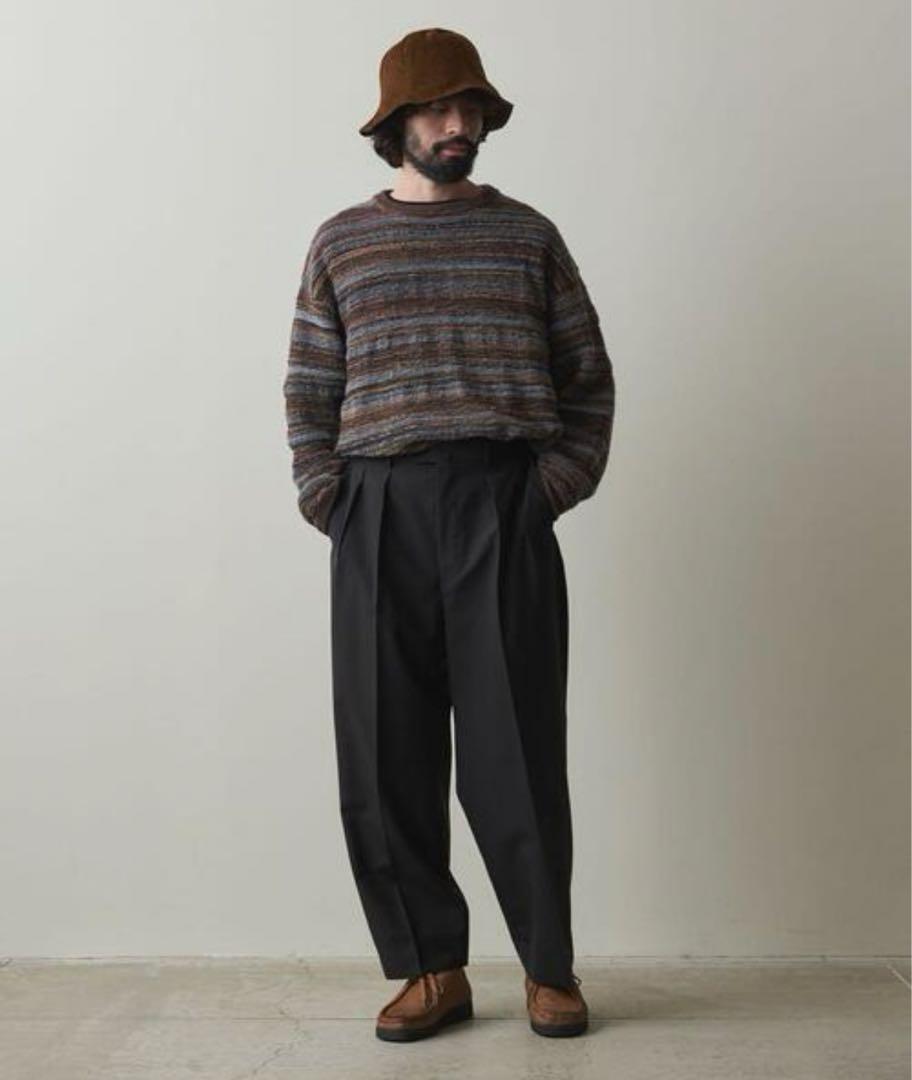 スラックス FITECOM IN2PLEATED DRESS TROUSERS