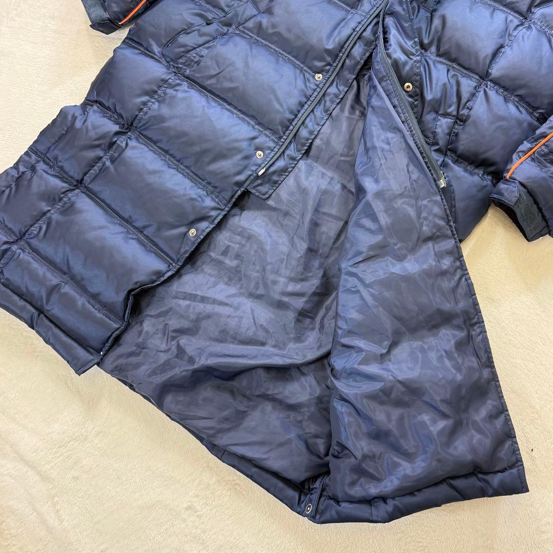 NIKE ダウンジャケット 2way 刺繍ロゴ フード ロング ベンチコートXL