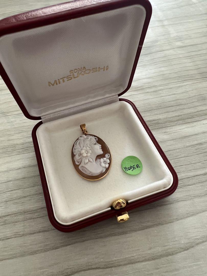 カメオ　ペンダント　750 ROMA MITSUKOSHI