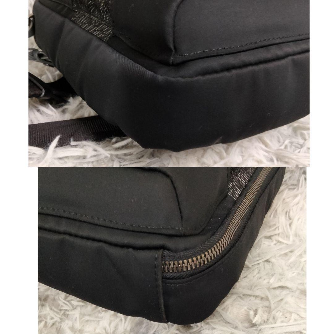【美品】TUMI グレゴリー スリング ハリソン ボディバッグ T186  黒
