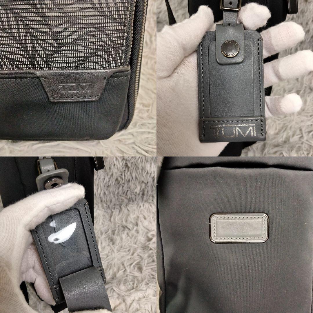【美品】TUMI グレゴリー スリング ハリソン ボディバッグ T186  黒