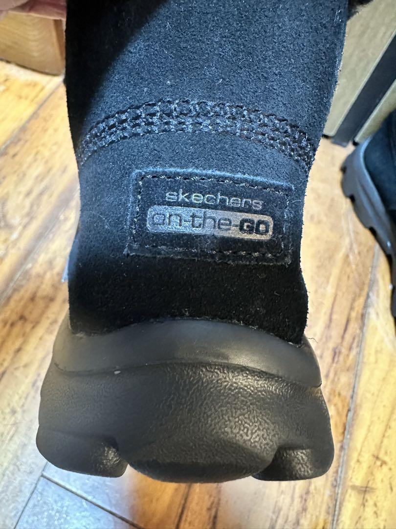 SKECHERS ムートンブーツ ブラック 23.5cm