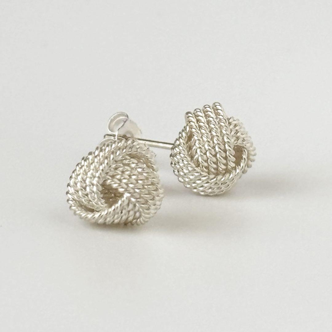 【新品未使用】Tiffany サマセット ピアス ツイスト メッシュピアス 極美品 TIFFANY&Co ティファニー サマセット ツイストノット