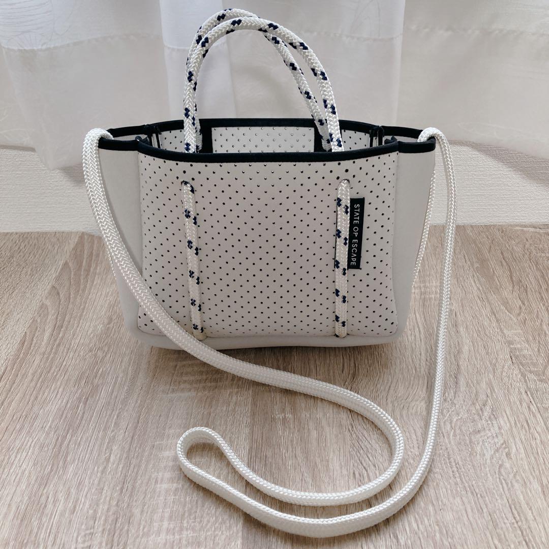 STATE OF ESCAPE Micro ホワイト ショルダーバッグ