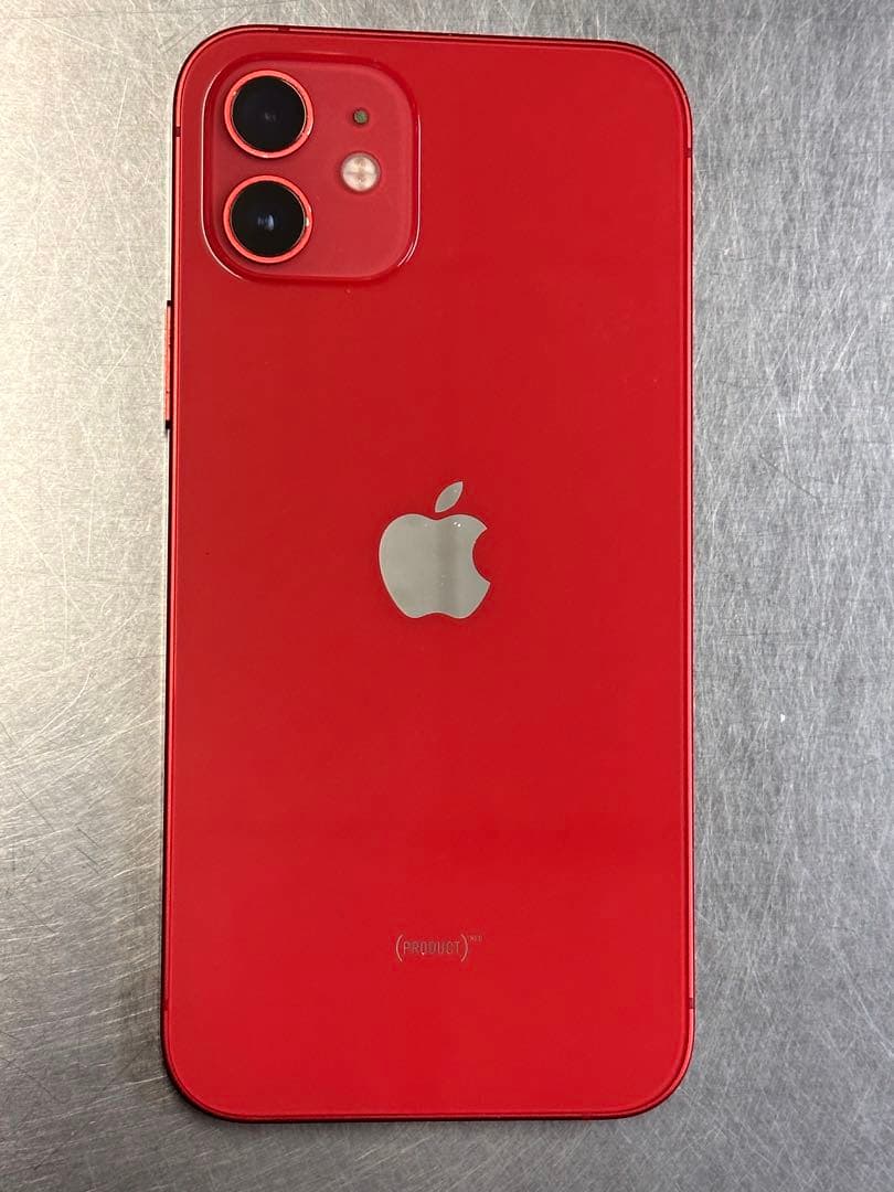 iPhone　12　本体　128GB　レッド　赤　SIMフリー　バッテリー82％