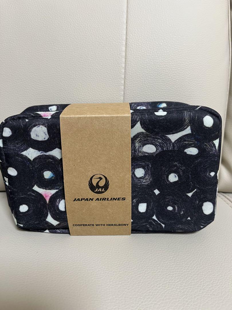 JAL ビジネスクラス　HERBALGY コラボ 旅行用ポーチ　エミレーツ