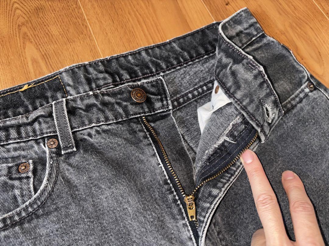 LEVI'S リーバイス 505 USA製 後染め ブラック 34×30