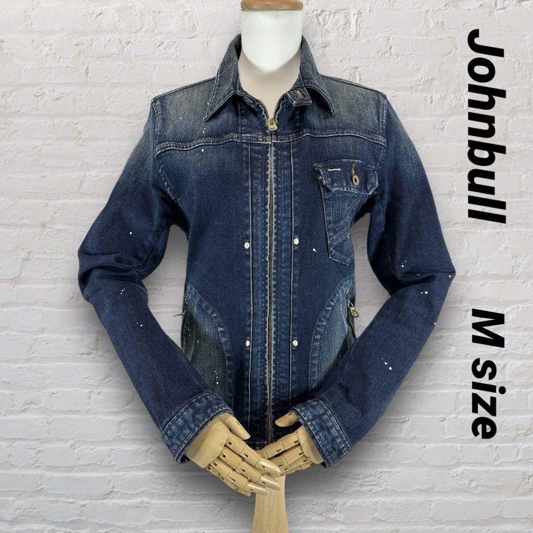 Johnbull ジョンブル ジップアップストレッチ タイトシルエット Mサイズ