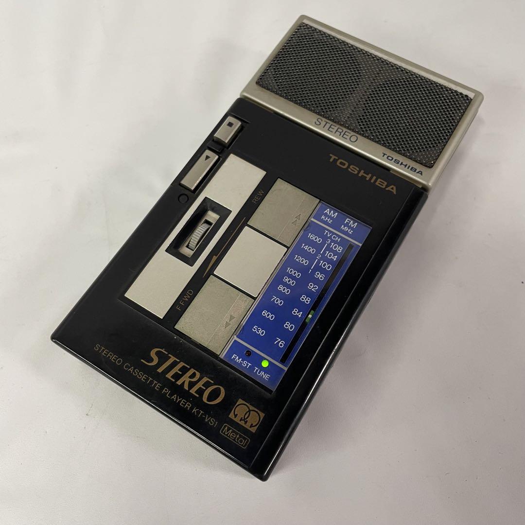 TOSHIBAステレオカセットプレーヤー KT-VS1 専用スピーカー付