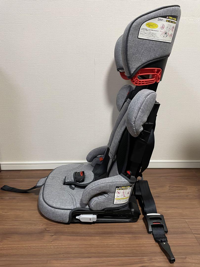 日本育児　トラベルベスト　EC FIX  ISOFIX グレーデニム