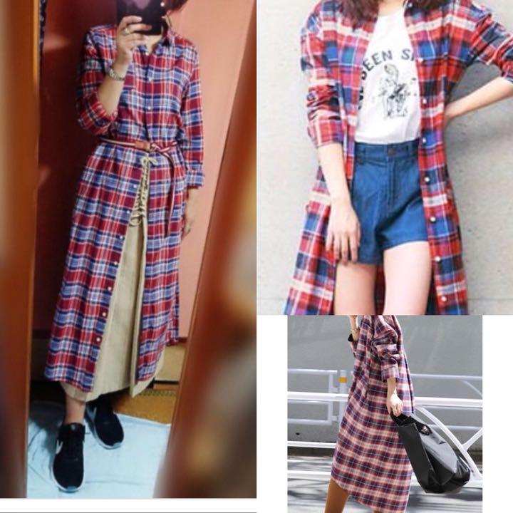 メルカリ Chocol Raffine Robe チェック シャツ ワンピース ロングワンピース 1 800 中古や未使用のフリマ メルカリ Chocol Raffine Robe チェック シャツ ワンピース ロングワンピース 1 800 中古や未使用のフリマ