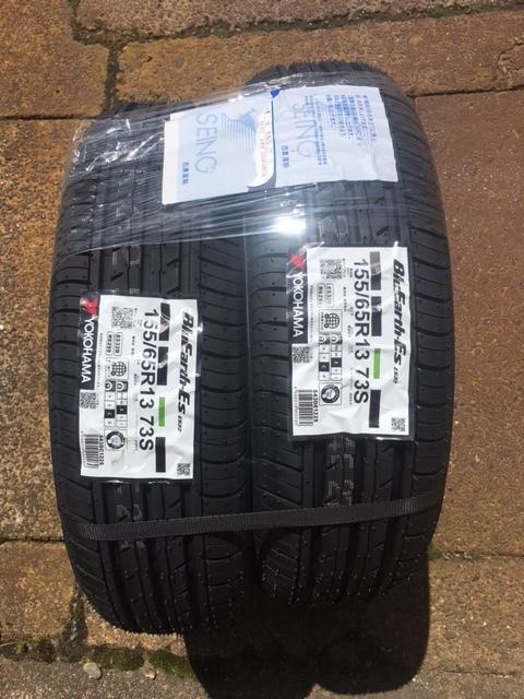『2本』2025年製　YOKOHAMA BluEarth 155/65R13