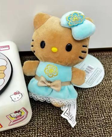 ハローキティ ぬいぐるみ 水色ドレス