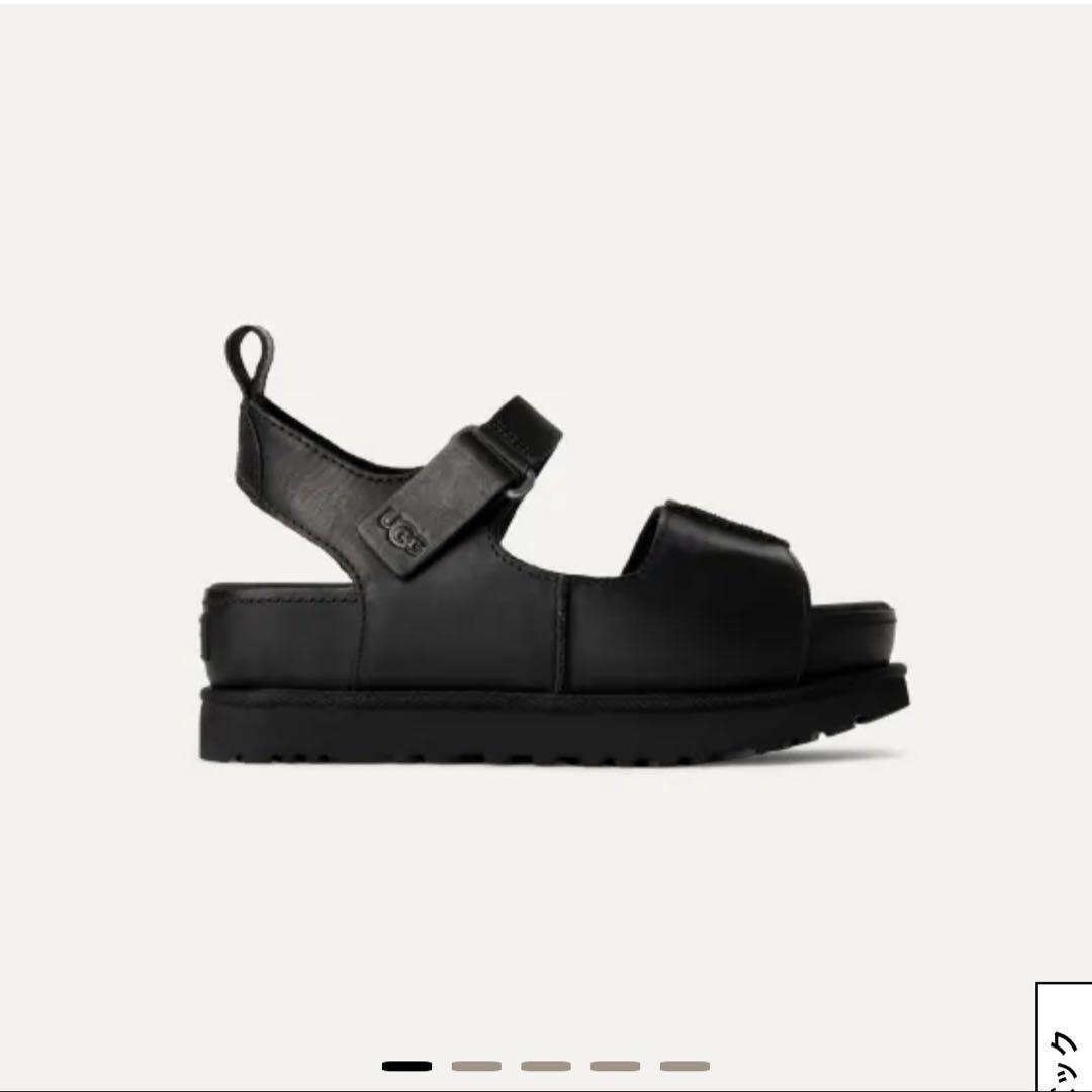UGG GOLDENSTAR HI 25.5 ブラック　アグ