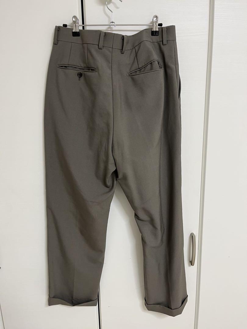 WACKO MARIA DORMEUIL ドーメル PLEATED スラックス