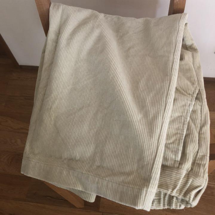 いました TRAVAIL アイボリー タックワイドパンツ xep2X-m59792991457 MANUELコーデュロイ トラヴァイ