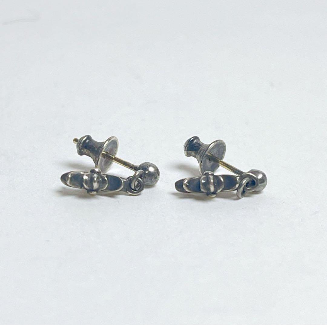 クロムハーツ タイニーe chプラス ドロップ ピアス 925 14K 2点