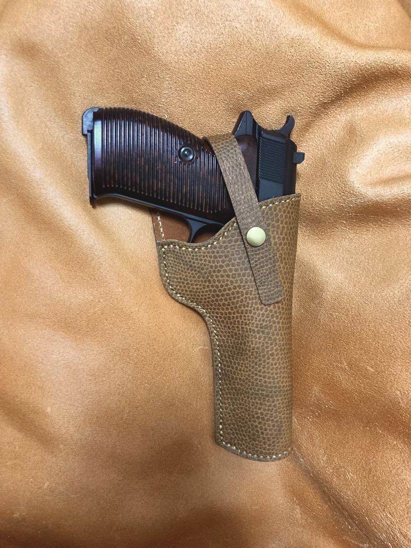 ワルサーP38用右利きレザーホルスター No.780