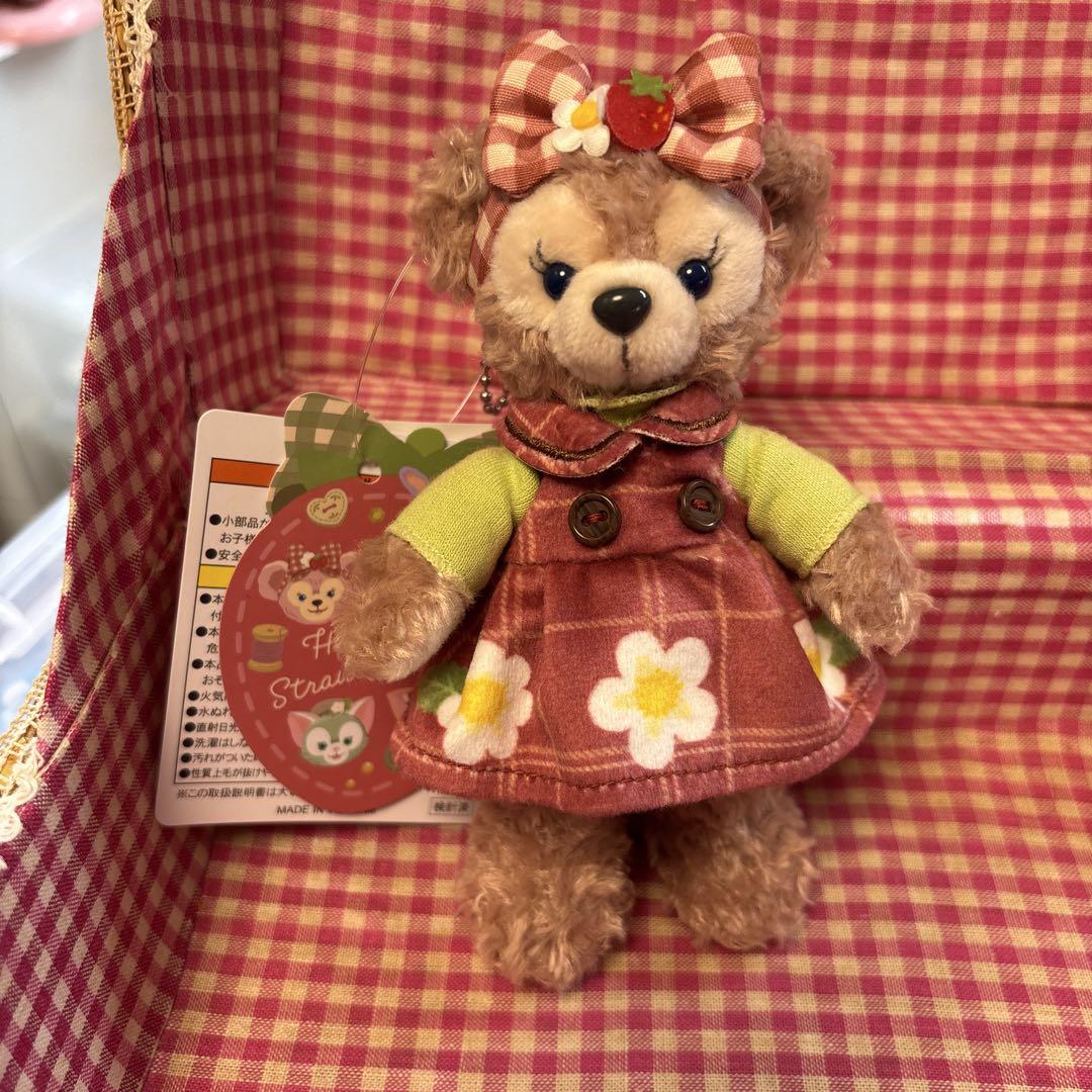 ダッフィーフレンズ ダッフィー シェリーメイ ぬいぐるみバッヂ ダッフィーアンドフレンズ シェリーメイ ぬいぐるみバッチ
