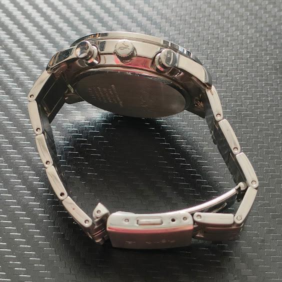 稼働品 agnes b. アニエスベー ソーラー 腕時計 V175-0CE0