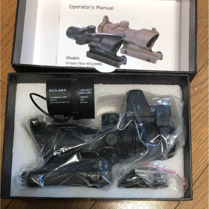 acog レティクル赤 RMR付き キルフラッシュ付き レプリカ