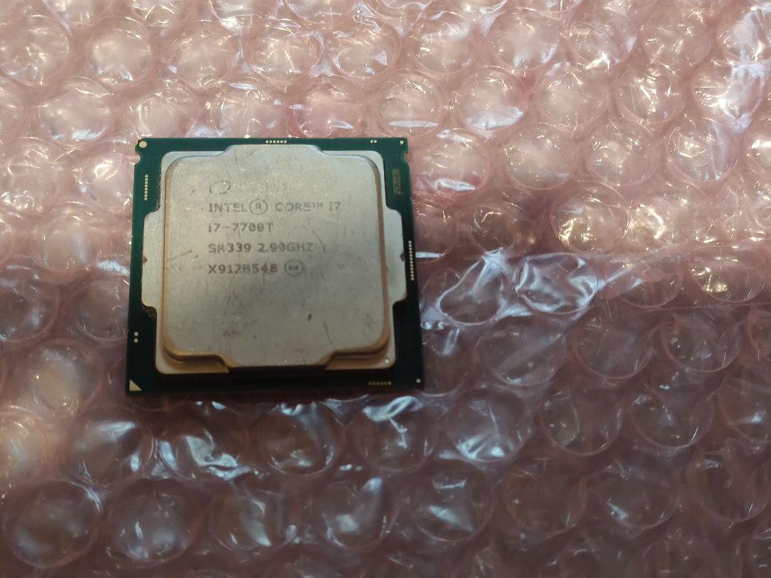 送料無料 百貨店 Intelインテル 動作品 省エネ 4c8t i7-7700T Core CPU CPU