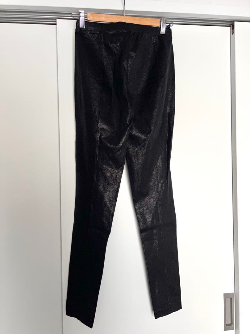 ポロラルフローレン　シャイニーレギンス 黒　POLO RALPH LAUREN