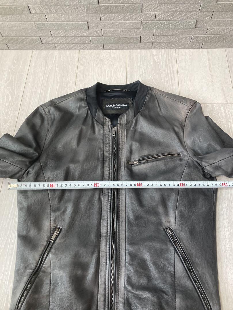 DOLCE & GABBANA レザージャケット46 LS - G9N04L