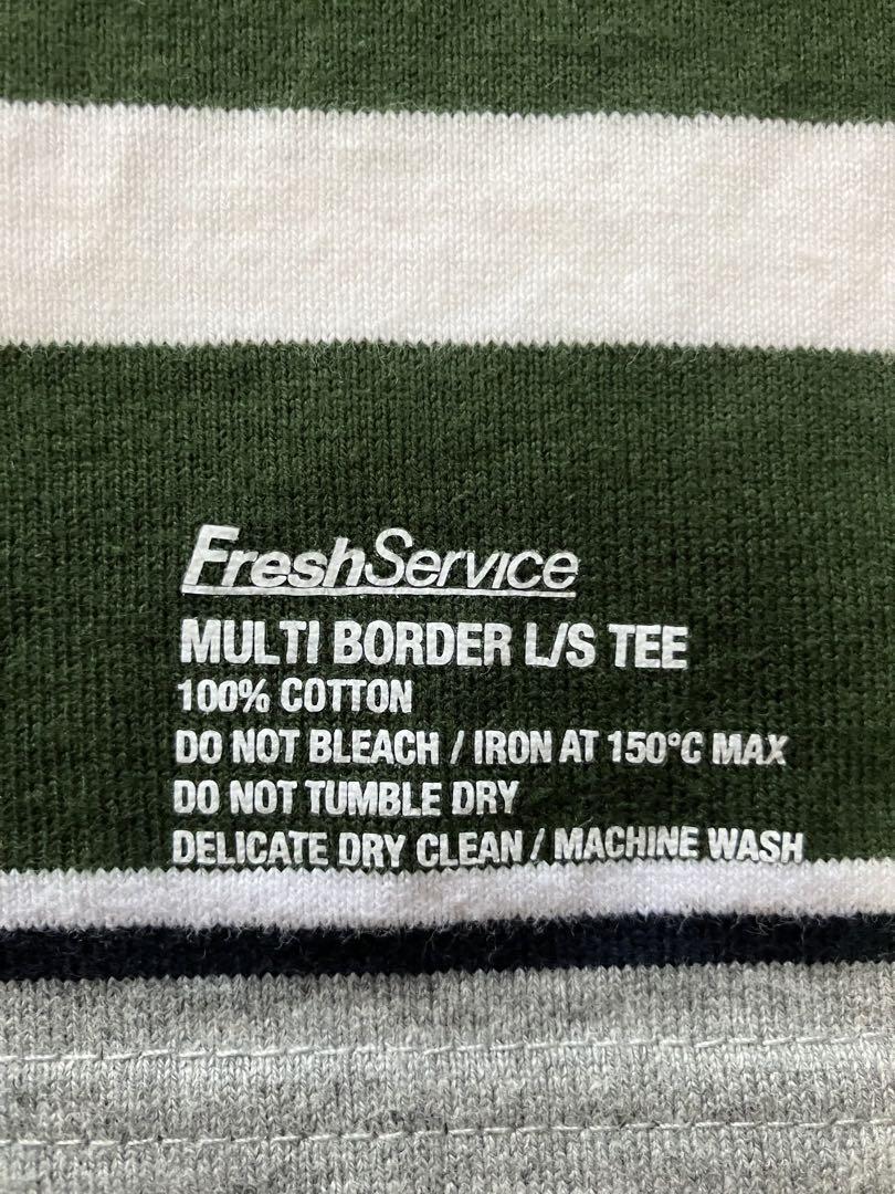 トップス FreshService MULTI BORDER L/S TEE