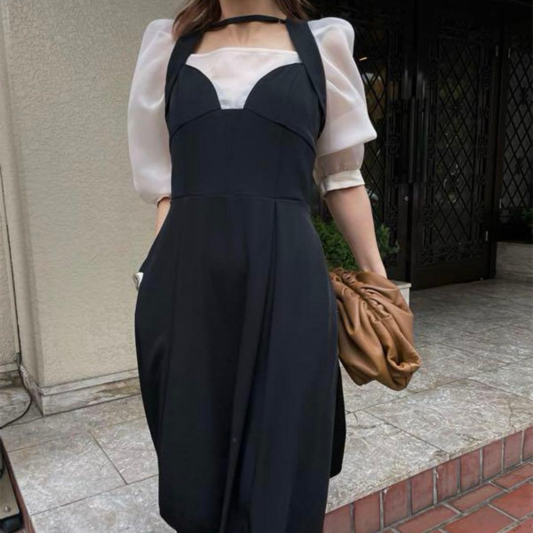 Ameri VINTAGE CLIONE SLEEVE DRESS