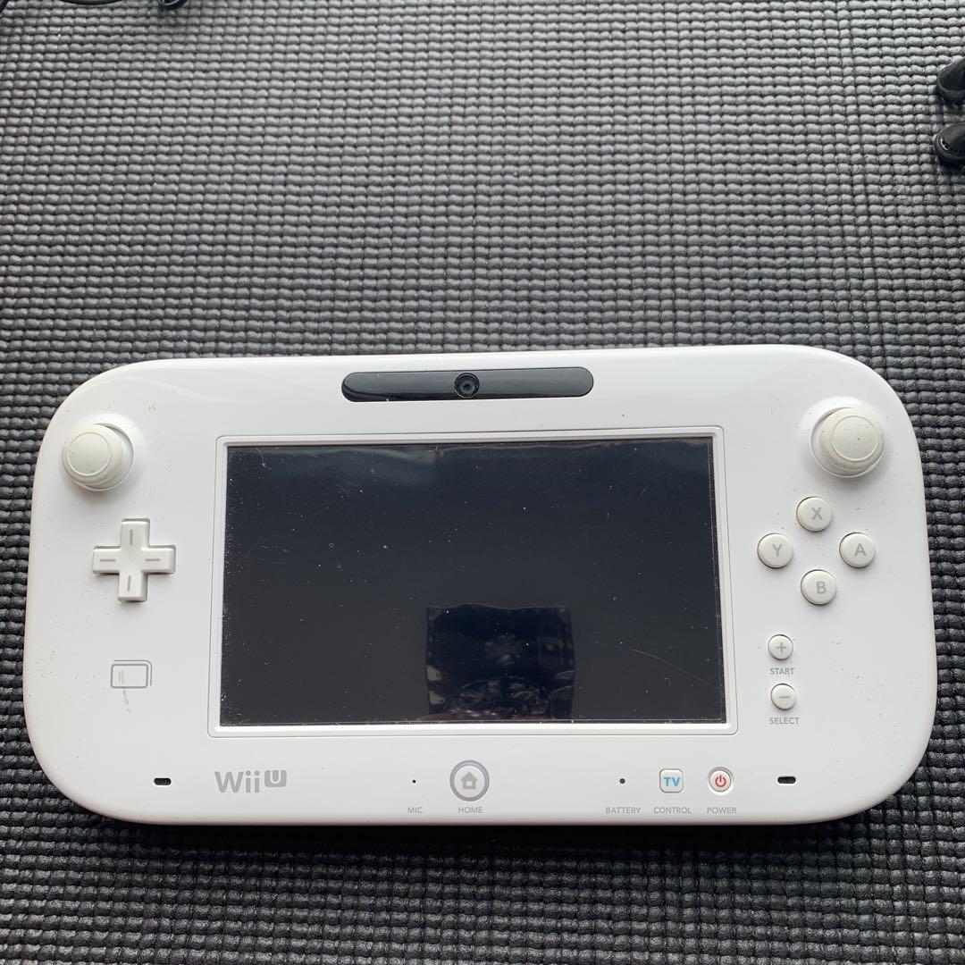 ジャンク品 WiiU ゲームパッド シロ