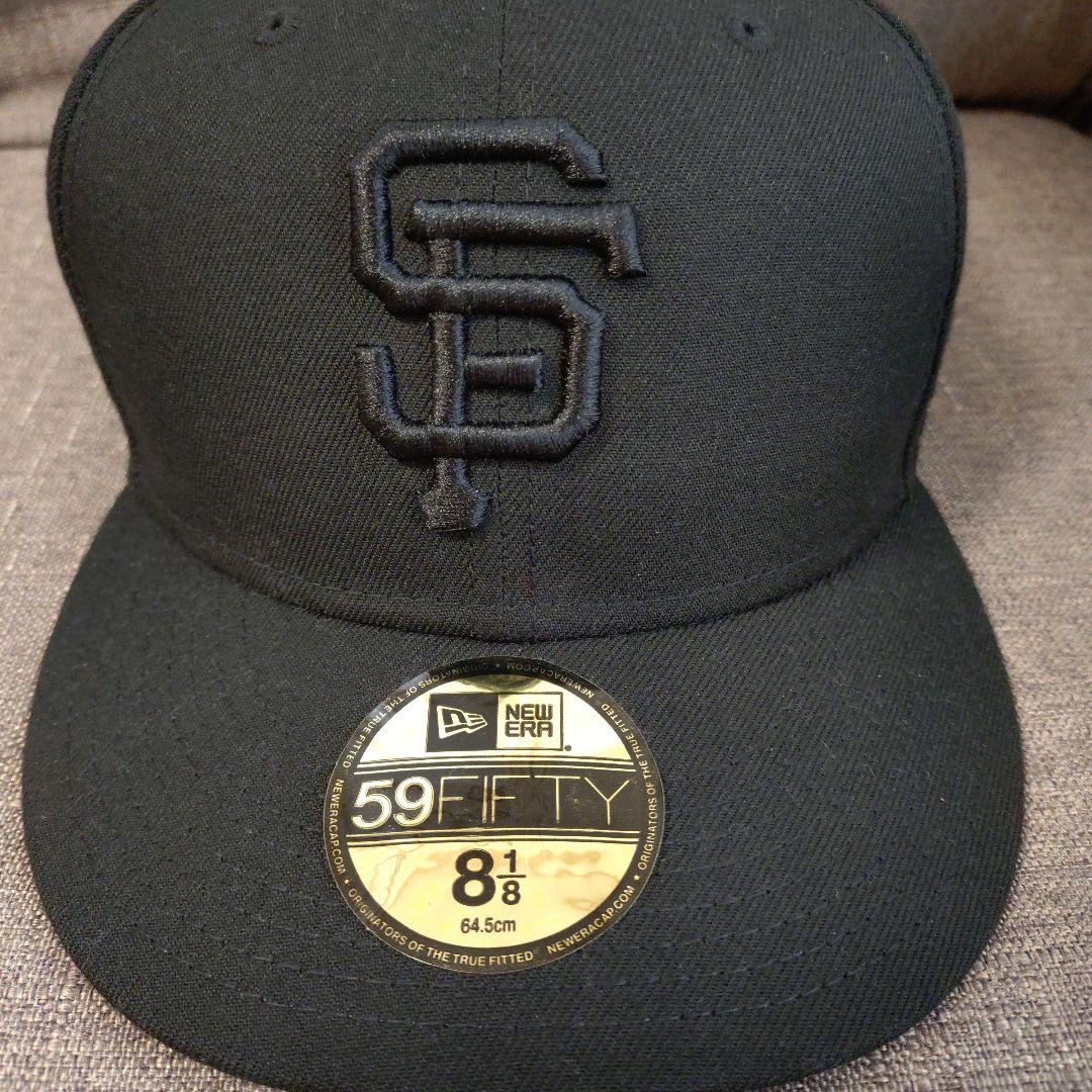 New Era 59FIFTY ブラック キャップ 8 1/8 ビッグサイズ