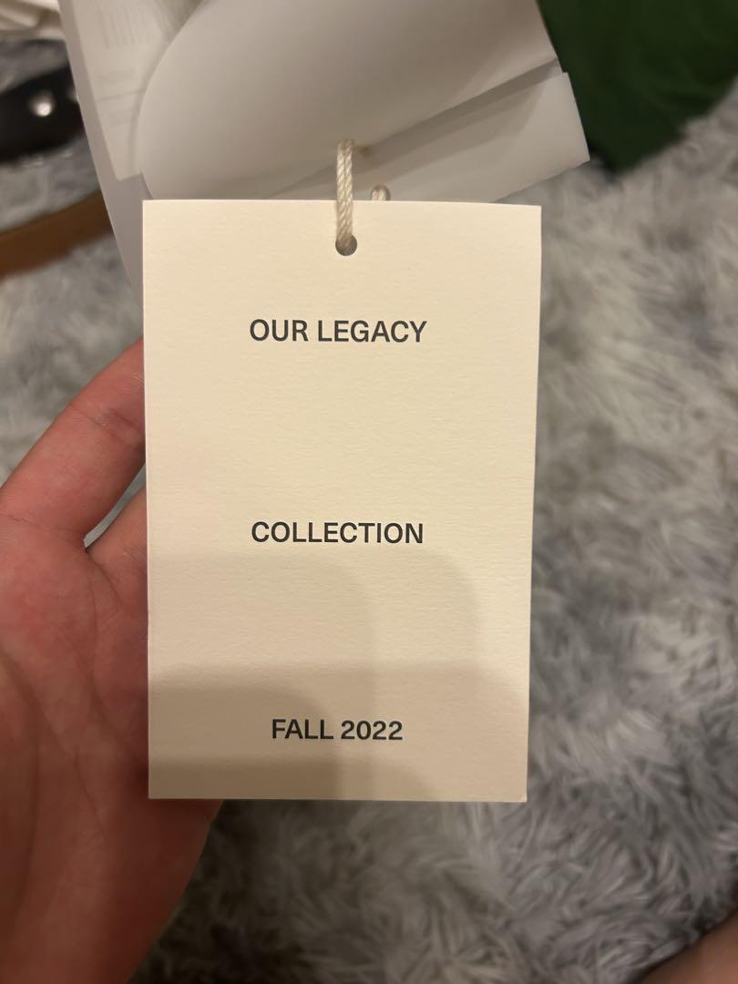 Our Legacy ベルト　80cm ブラック　タグ付き