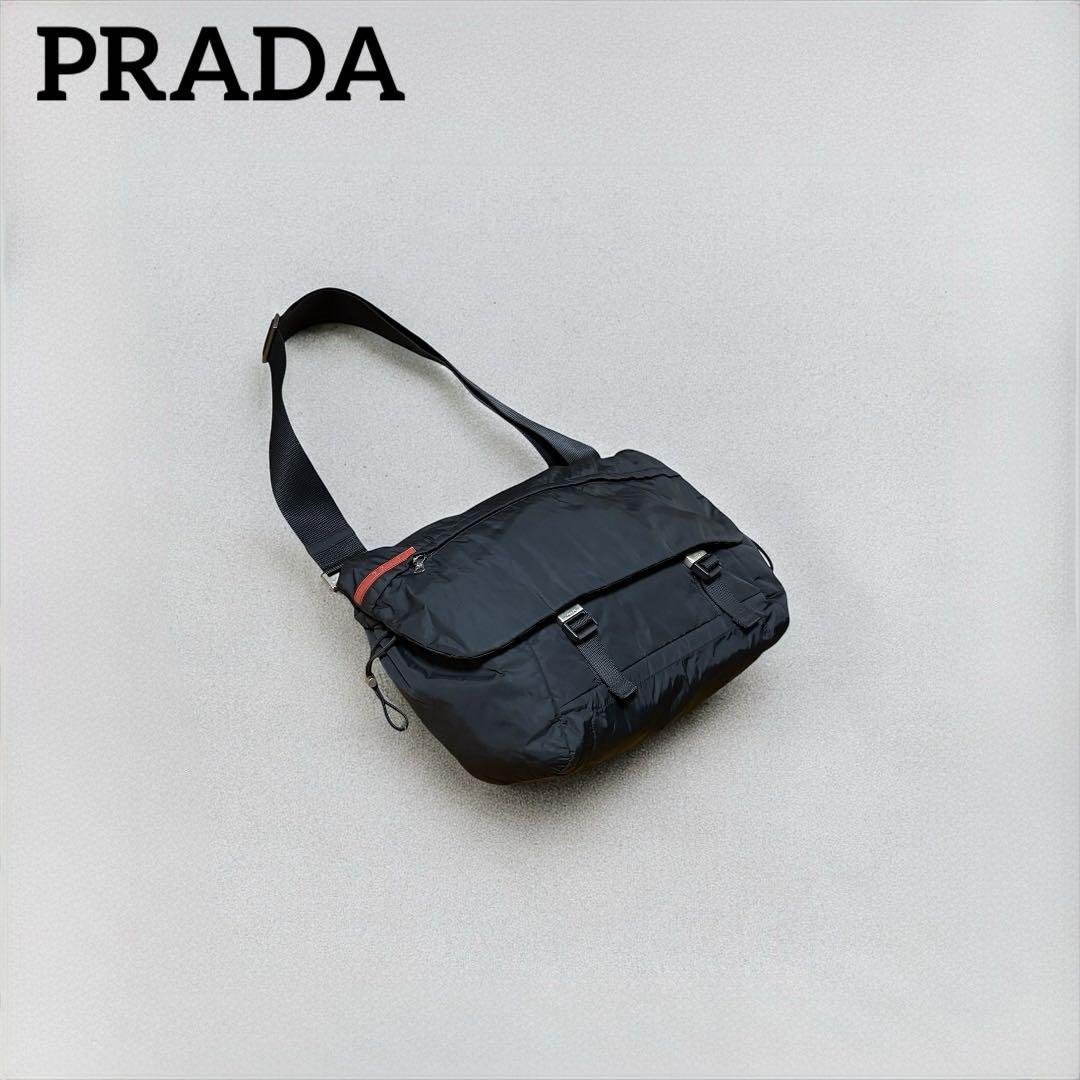バッグ 00s prada sport archive tech shoulderbag