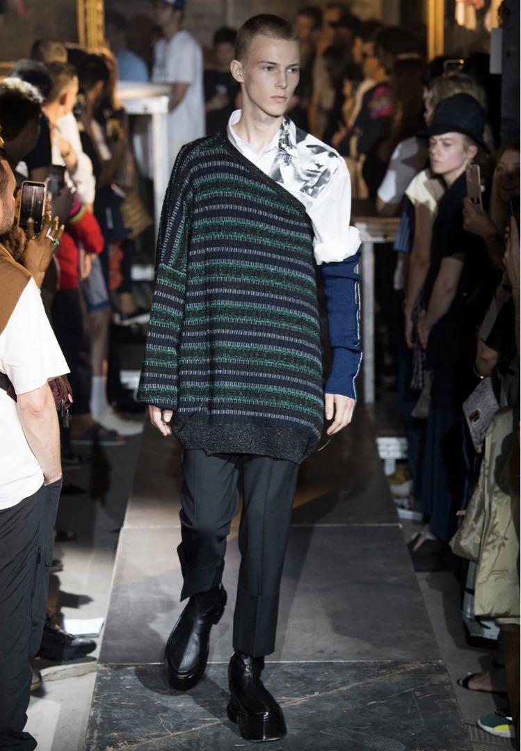 タ*ン様 レア‼️ 2019年 Raf Simons ストレッチ パンツ サイズ