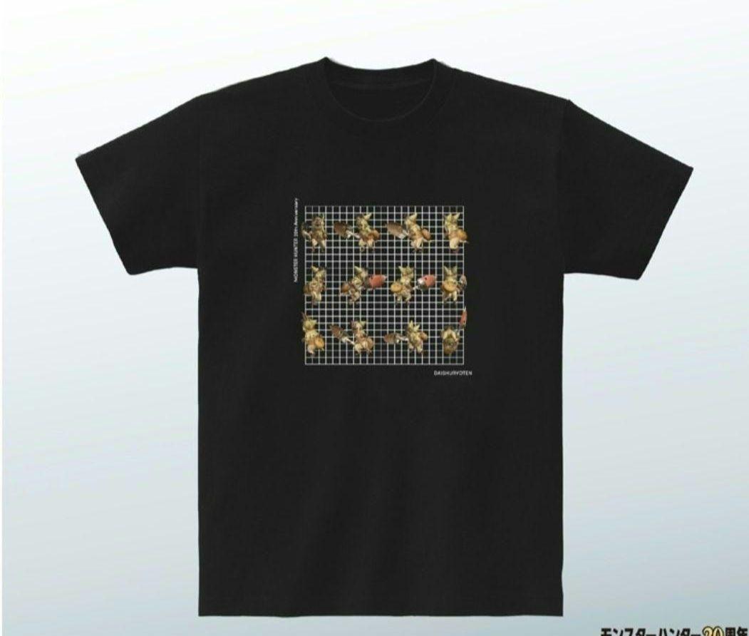 新品　未開封　モンスターハンター　モンハン　アイルーデータ　Tシャツ　Mサイズ