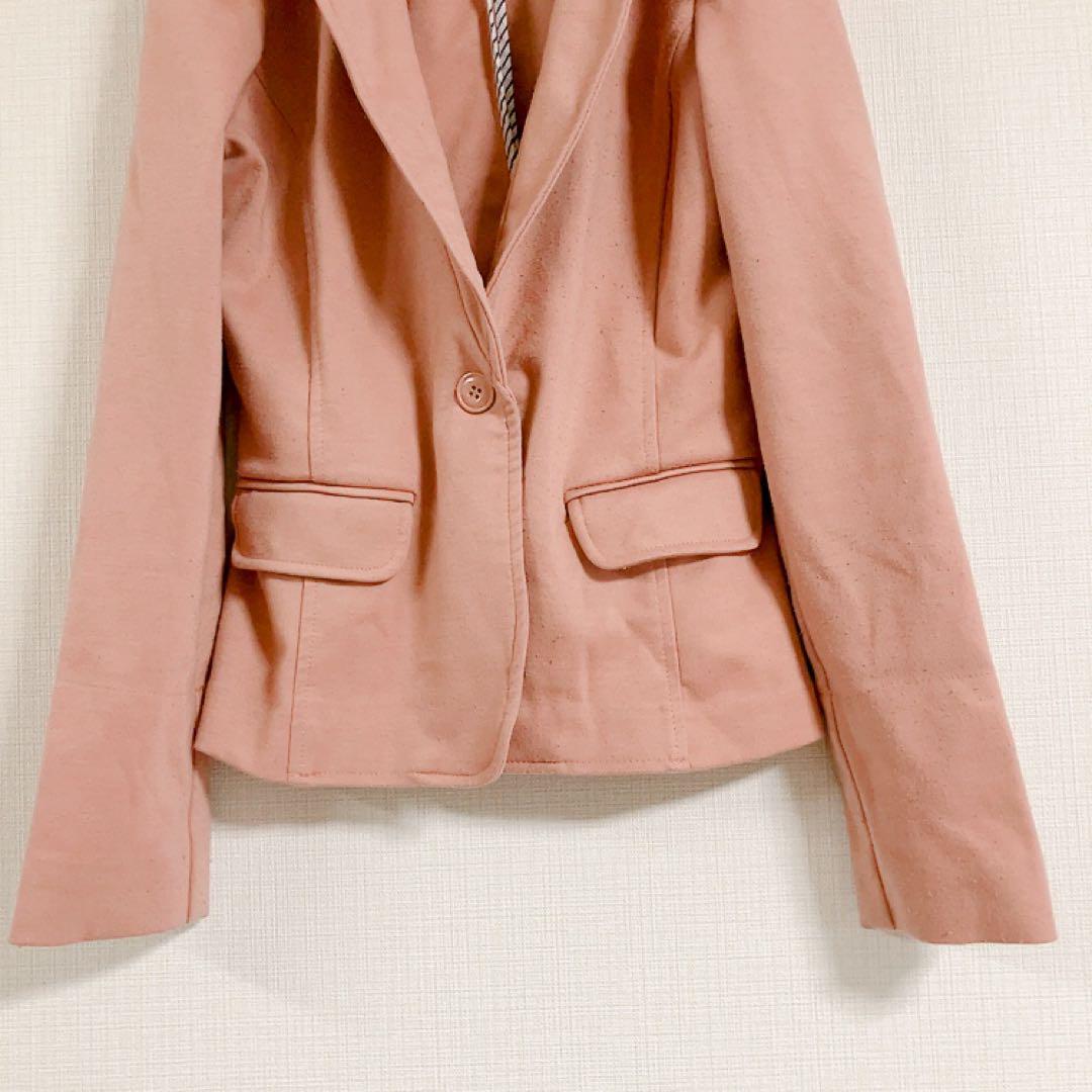 即購入OK✨Have【S】ピンク テーラードジャケット コート - メルカリ