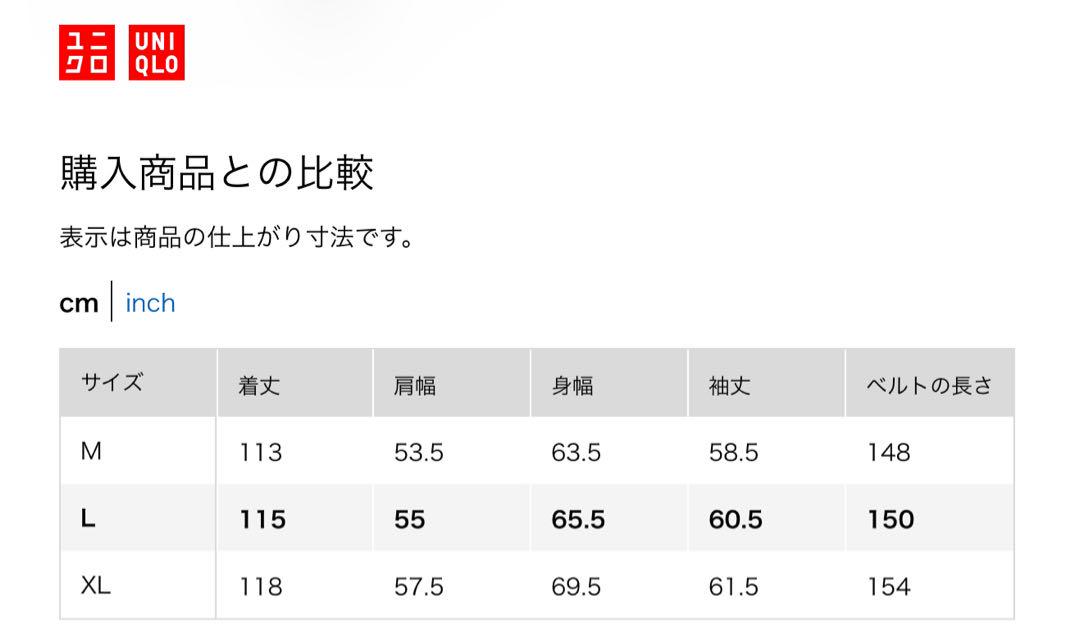 【新品未使用】UNIQLO U メンズ ブロックテックトレンチコート L 茶
