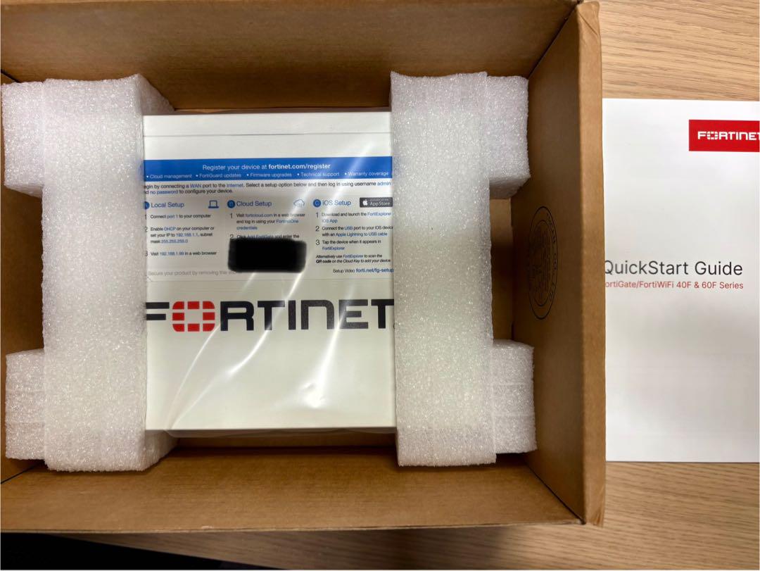 サンプル　Fortinet フォーティネットFG-60F バンドルバリエーション